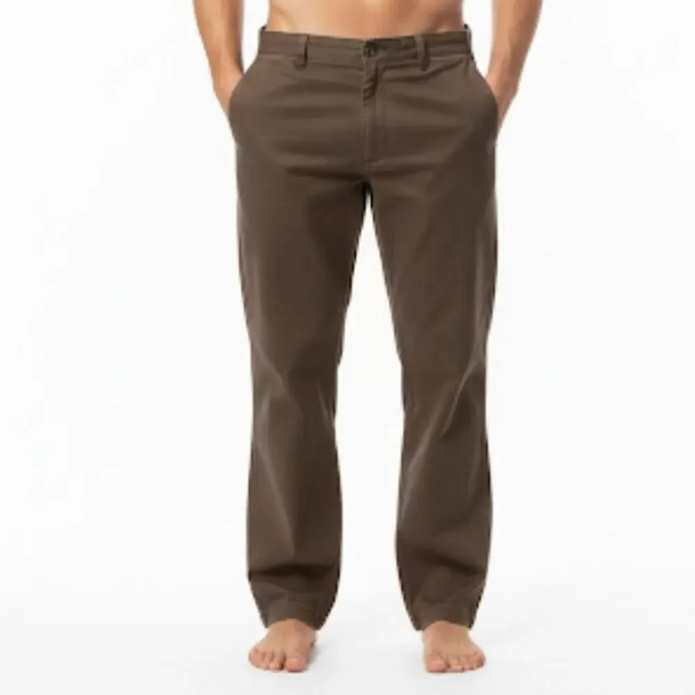 Vintage Banana Republic Pants Mens 35x30 Brown Relaxed Straight Leg Work Casual